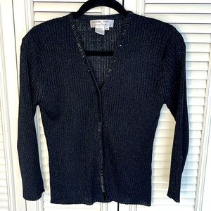 Adrianna Papéll Evening Essentials Sparkly Beaded Cardigan